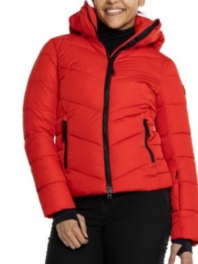 Bogner Women's Size 10 Fire + Ice Saelly2-O Ski Jacket Insulated Red Snow NWT